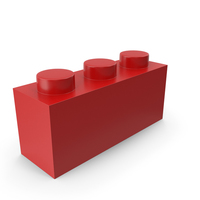 Building Toy Brick 1x3x1 PNG & PSD Images
