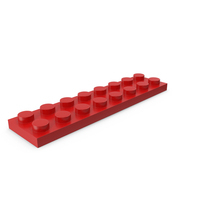 Building Toy Brick 2x8 PNG & PSD Images