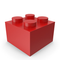 Building Toy Brick 2x2x1 PNG & PSD Images