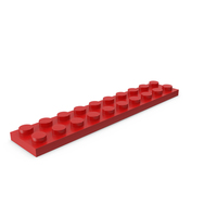 Building Toy Brick 2x10 PNG & PSD Images