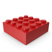 Building Toy Brick 4x4x1 PNG & PSD Images