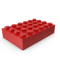 Building Toy Brick 4x6x1 PNG & PSD Images