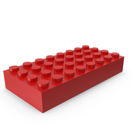 Building Toy Brick 4x8x1 PNG & PSD Images