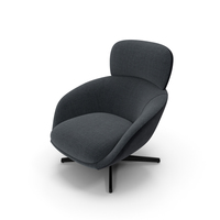 Russell Armchair & Ottoman by Minotti PNG & PSD Images