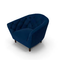 Deephouse Florence Velvet Armchair PNG & PSD Images