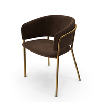 Konnie Dining Chair Velvet PNG & PSD Images