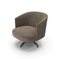 Lena Swivel Lounge Chair PNG & PSD Images