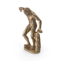 Bronze Dancing Fawn Statue PNG & PSD Images