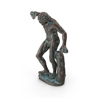 Bronze Dancing Fawn Outdoor Statue PNG & PSD Images