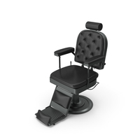 Black Barber Chair PNG & PSD Images