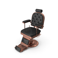 Barber Copper Chair PNG & PSD Images