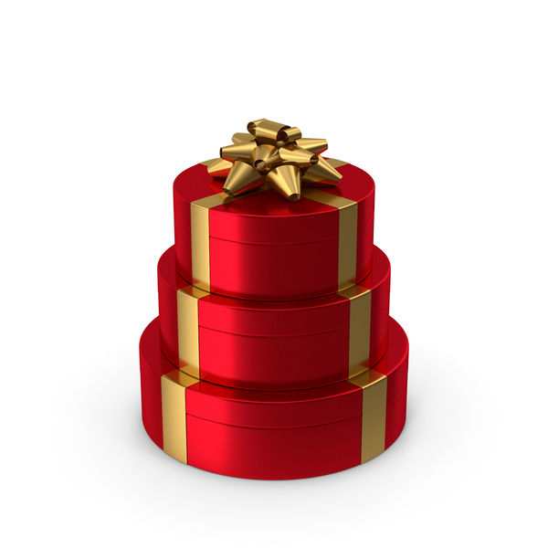 Ring Gift Box Red Gold PNG & PSD Images