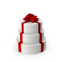 Red White Ring Gift Box PNG & PSD Images