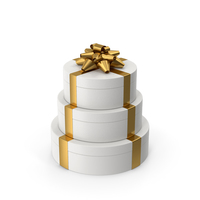 Gold White Ring Gift Box PNG & PSD Images