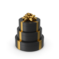 Gold Black Ring Gift Box PNG & PSD Images