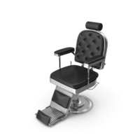 Barber Chair Chrome PNG & PSD Images