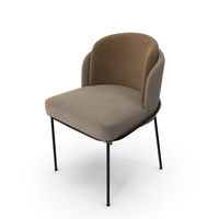 Minotti Fil Noir Dining chair PNG & PSD Images
