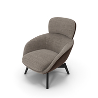 Minotti Russell Lounge Chair PNG & PSD Images