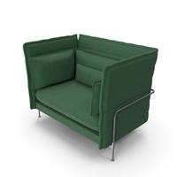 Alcova Love Green Sofa PNG & PSD Images