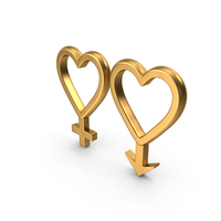 Gold Man And Woman Fashion Accessory PNG & PSD Images