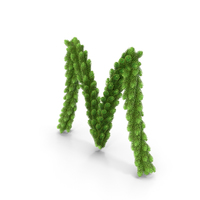 English Letter M Christmas Garland PNG & PSD Images