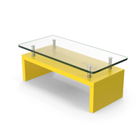 Coffee Table Yellow PNG & PSD Images