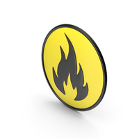 Flame Hazard Symbol PNG & PSD Images