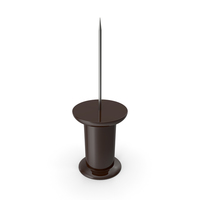 PUSH PIN BROWN PNG & PSD Images