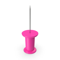 Pink Push Pin PNG & PSD Images