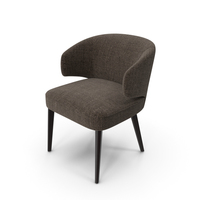 Modrest Carlton Grey Fabric Dining Chair PNG & PSD Images