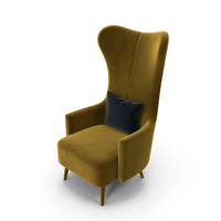New York Armchair High Wingback PNG & PSD Images
