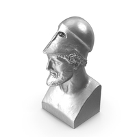 Metal Warrior Bust PNG & PSD Images