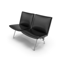 Double Black Waiting Seat PNG & PSD Images