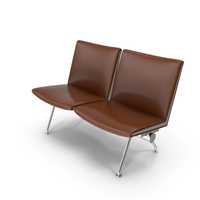 Double Brown Waiting Seat PNG & PSD Images