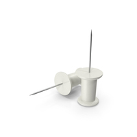 PUSH PINS WHITE PNG & PSD Images