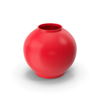 Decor Vase 2 Red PNG & PSD Images