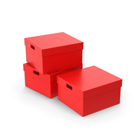 Boxes Red PNG & PSD Images