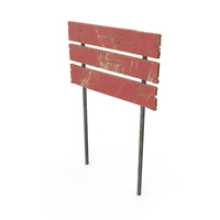 Red Wood Road Sign Board PNG & PSD Images