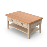 Wooden Coffee Table PNG & PSD Images