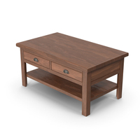 Coffee Table Dark Wood PNG & PSD Images