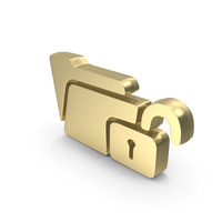 Unlock Secure Folder Symbol PNG & PSD Images