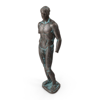 Bronze Daochos Statue Outdoor PNG & PSD Images
