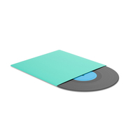 Record Vinyl With Blue Pack PNG & PSD Images