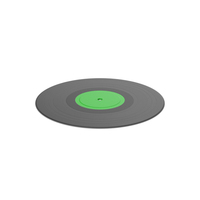 Green Record Vinyl PNG & PSD Images