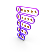 Five Star Customer Rating Blue PNG & PSD Images