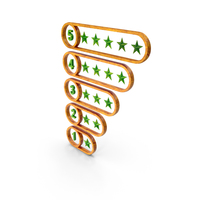 Wooden Five Star Customer Rating PNG & PSD Images