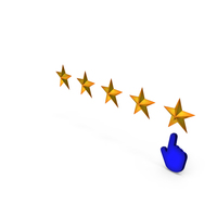 Gold Five Star Rating Select PNG & PSD Images