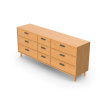 Wooden Bedroom Sideboard PNG & PSD Images