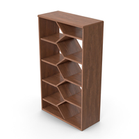 Bookshelf Dark Wood PNG & PSD Images