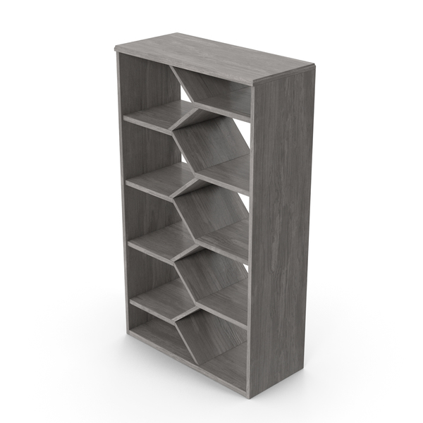 Gray Bookshelf PNG & PSD Images